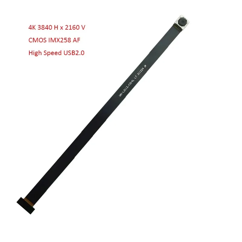 마더보드 없는 USB 카메라 모듈, 얼굴 인식 문서 스캔용, AF/FF 75 도 30FPS, 4K 3840x2160 12MP HD IMX258