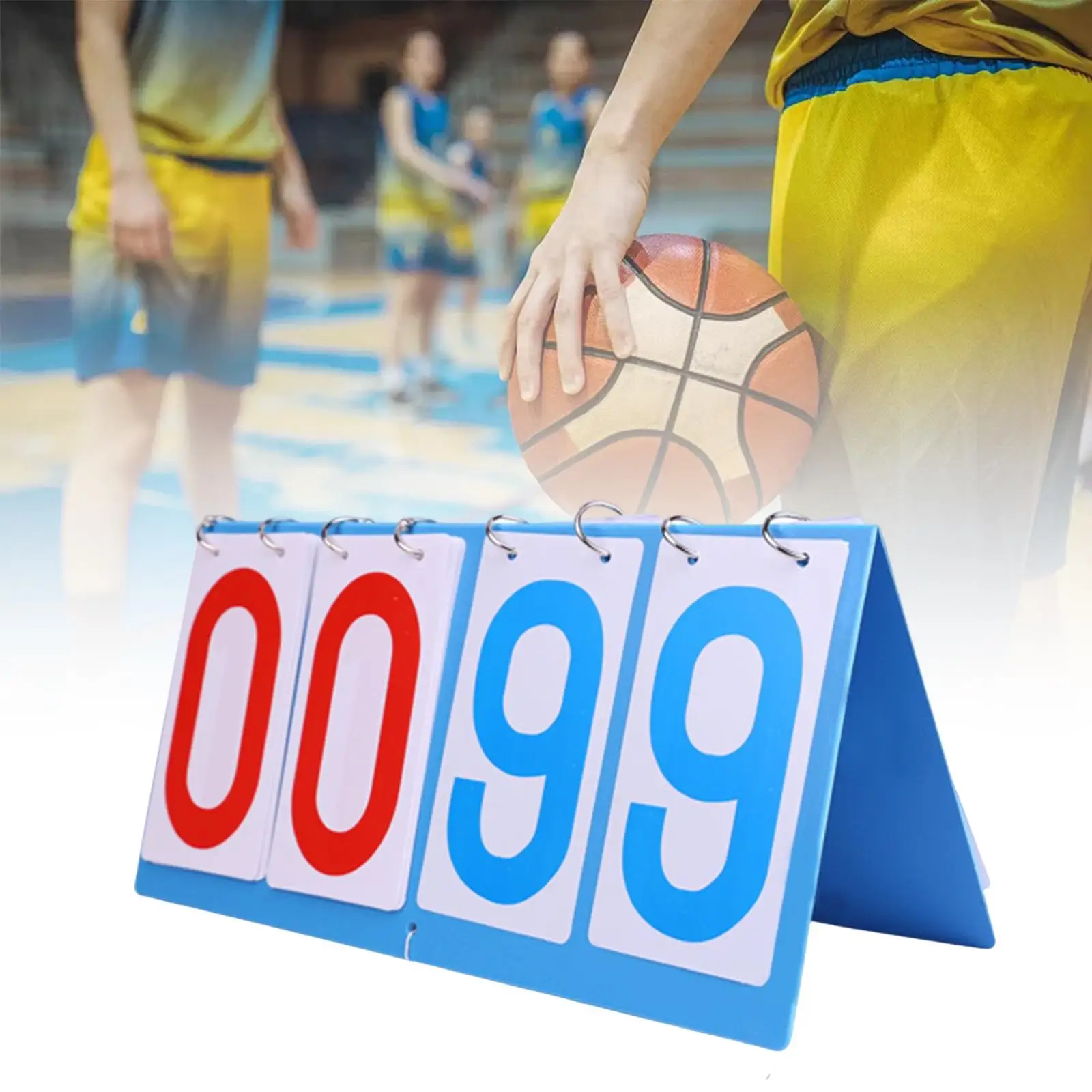 Ping Pong Portatile WishesMar Tabellone Segnapunti Sportivo A 4 Cifre Portatili Tabella Segnapunti A Flip Competizioni Sportive Scoreboard Per Badminton Tennistavolo Pallavolo Calcio Boxe #A Segnapunti Tennis - 7
