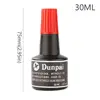 30ML Stamp Pad Ink Marker Pen Ink Quick-drying Printing Red Blue Black Color 6