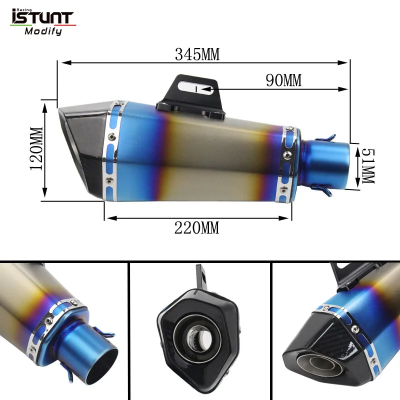 For Italjet Dragster 125 200 Motorcycle Systems Exhaust Escape Moto Modified Mid Link Pipe Special Accessories With Muffler - Image 3