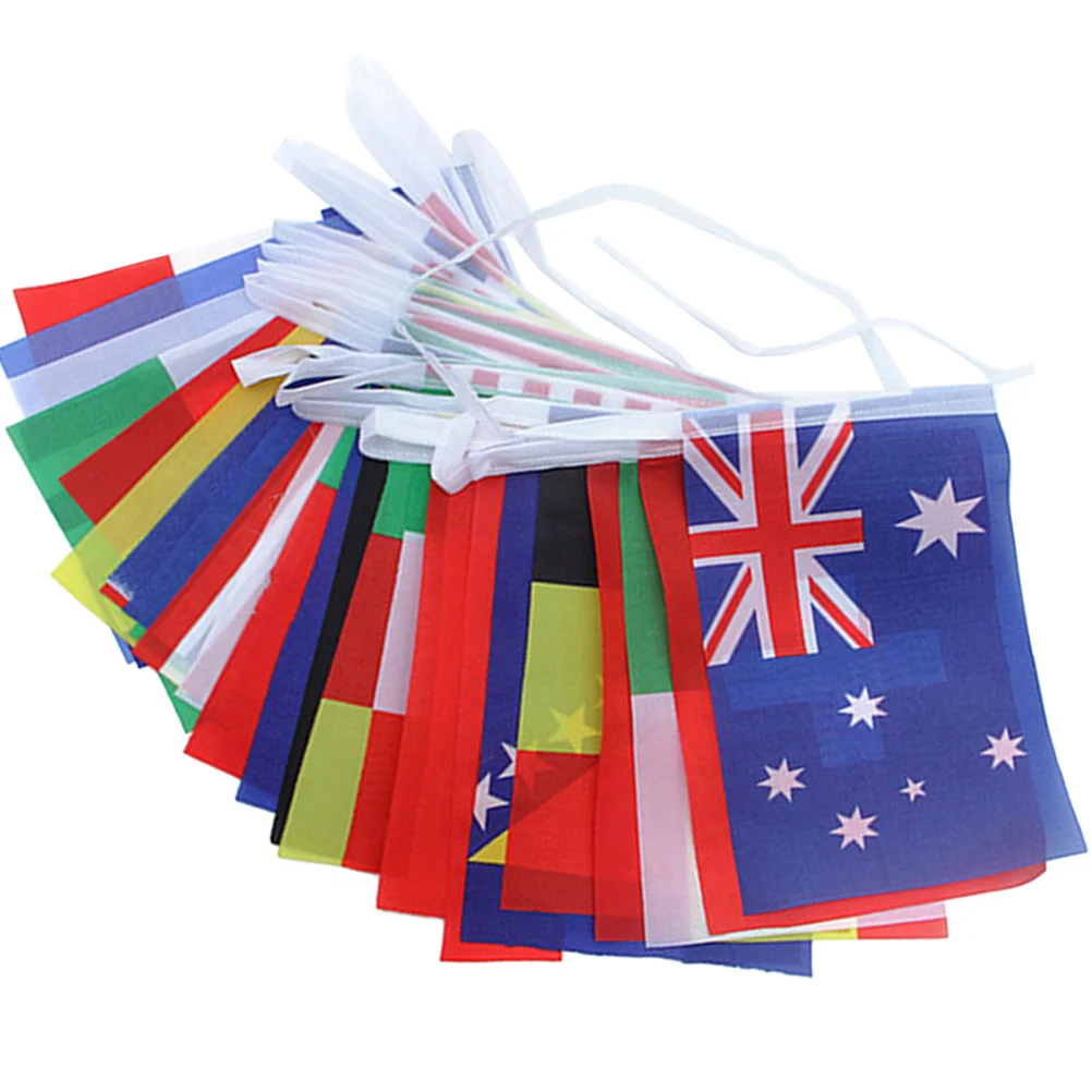

Countries World International Flags Hanging String Pendant Teams Games Bunting Flag Banner For Party Decoration