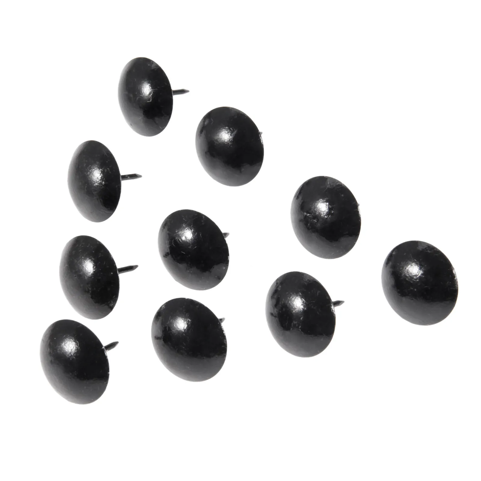 Upholstery Nail 10Pcs 25mm Antique Black Upholstery Nail Jewelry Wood Box Sofa Decorative Tack Stud Pushpin Doornail Furniture Hardware