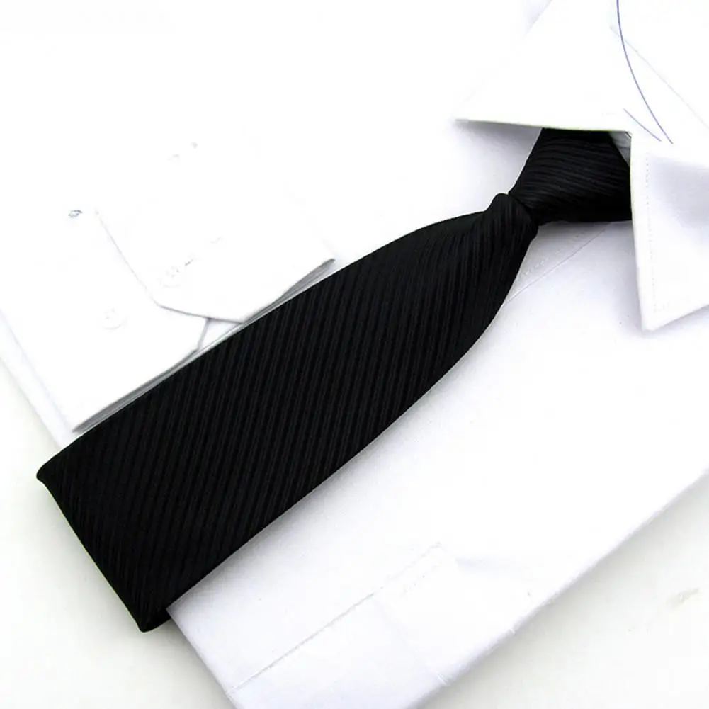 

Men Solid Color Business Tie Fine Workmanship Men's Solid Color Twill Dot Print Business Tie A Formal Wedding Long for Suit