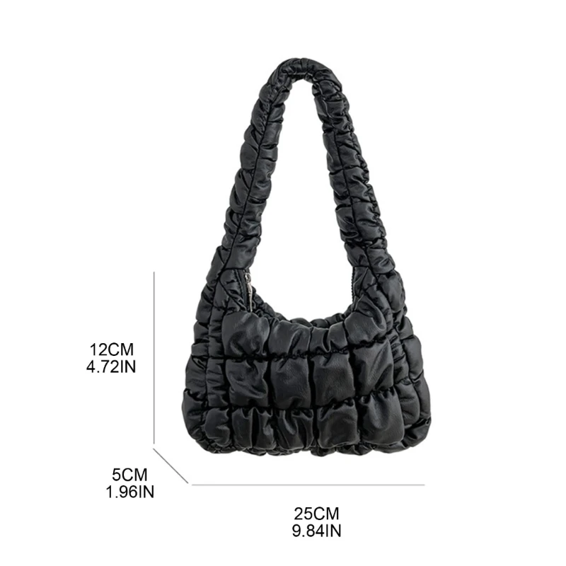 Fashion Shoulder Bag for Women Girls Lightweight Tote Handbag Underarm Bags