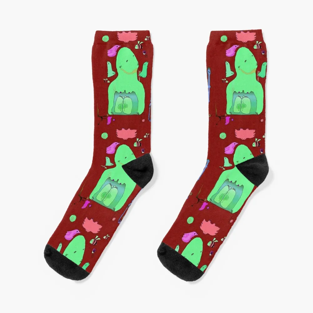 

Носки с пчелами и птицами, профессиональные носки для бега, аниме, идеи для рождественских подарков на день Святого Валентина, носки для женщин и мужчин
