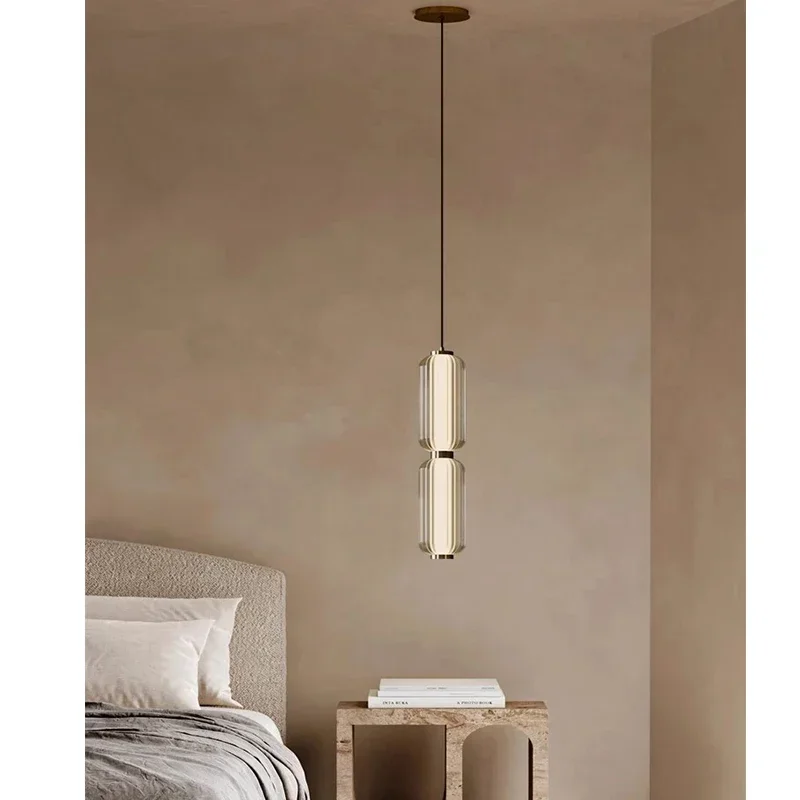 American Light Luxury Hotel Living Room Chandelier High-grade LED Nordic Restaurant Staircase Combination Small Pendant Lights