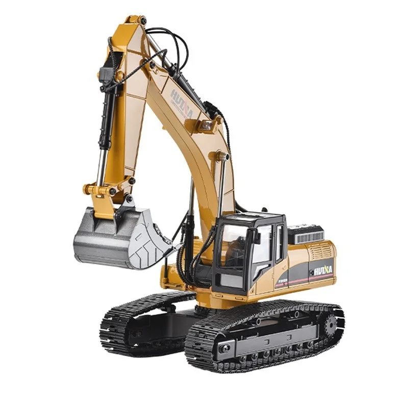 HN580 remote control excavator full alloy imitation hydraulic 23-channel toy car large excavator boy toy gift 6