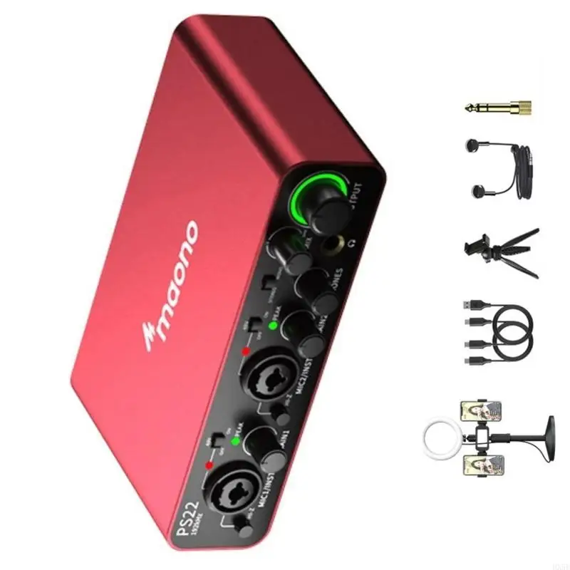 전문 24비트 192kHz 샘플링 플러그 앤 플레이 디자인을 위한 고해상도 휴대용 USB 사운드 인터페이스 HX5E
