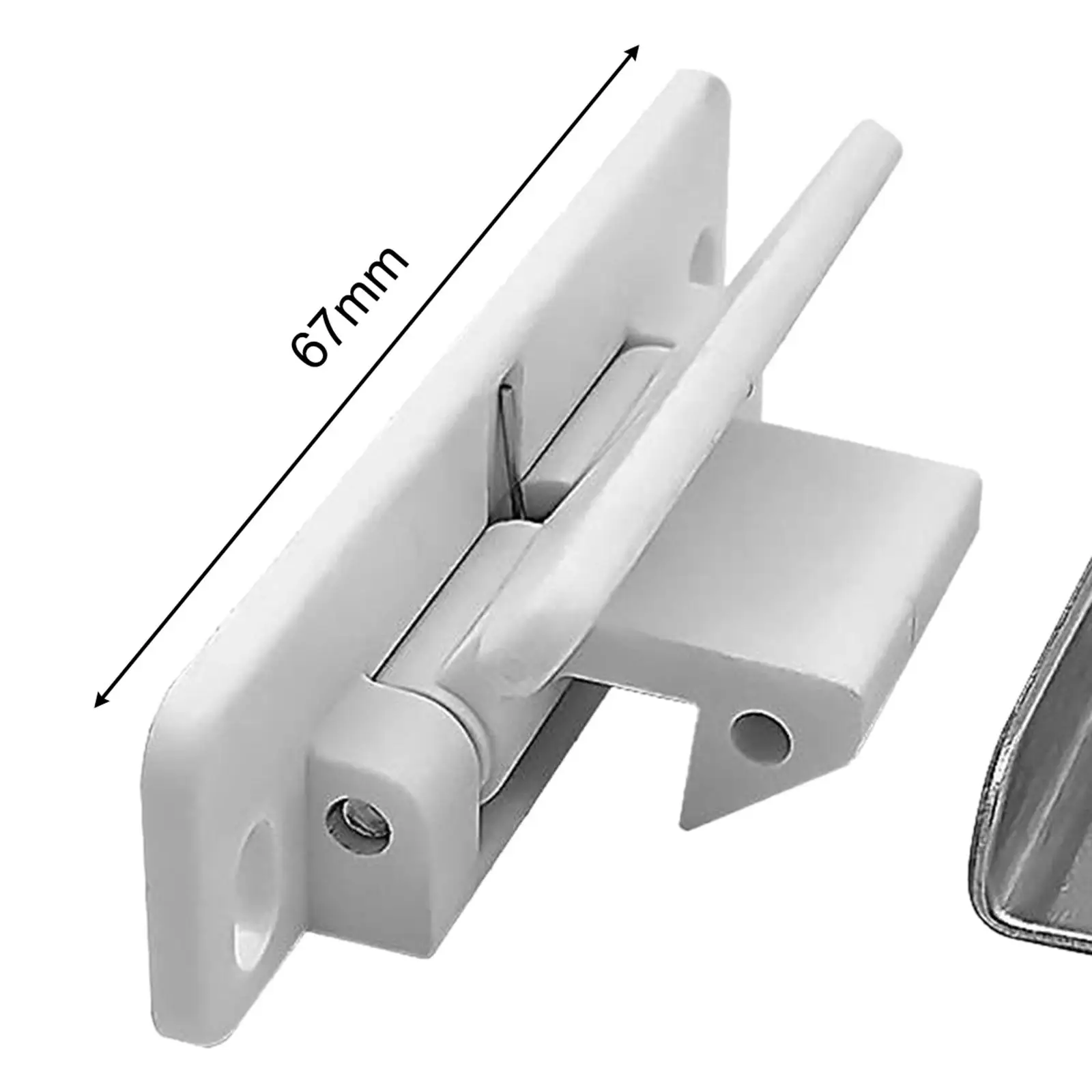 RV Cabinet Latches Hardware Modification Lock Furniture Drawer Retainer Catch for Home Camper Bathroom Kitchen Office