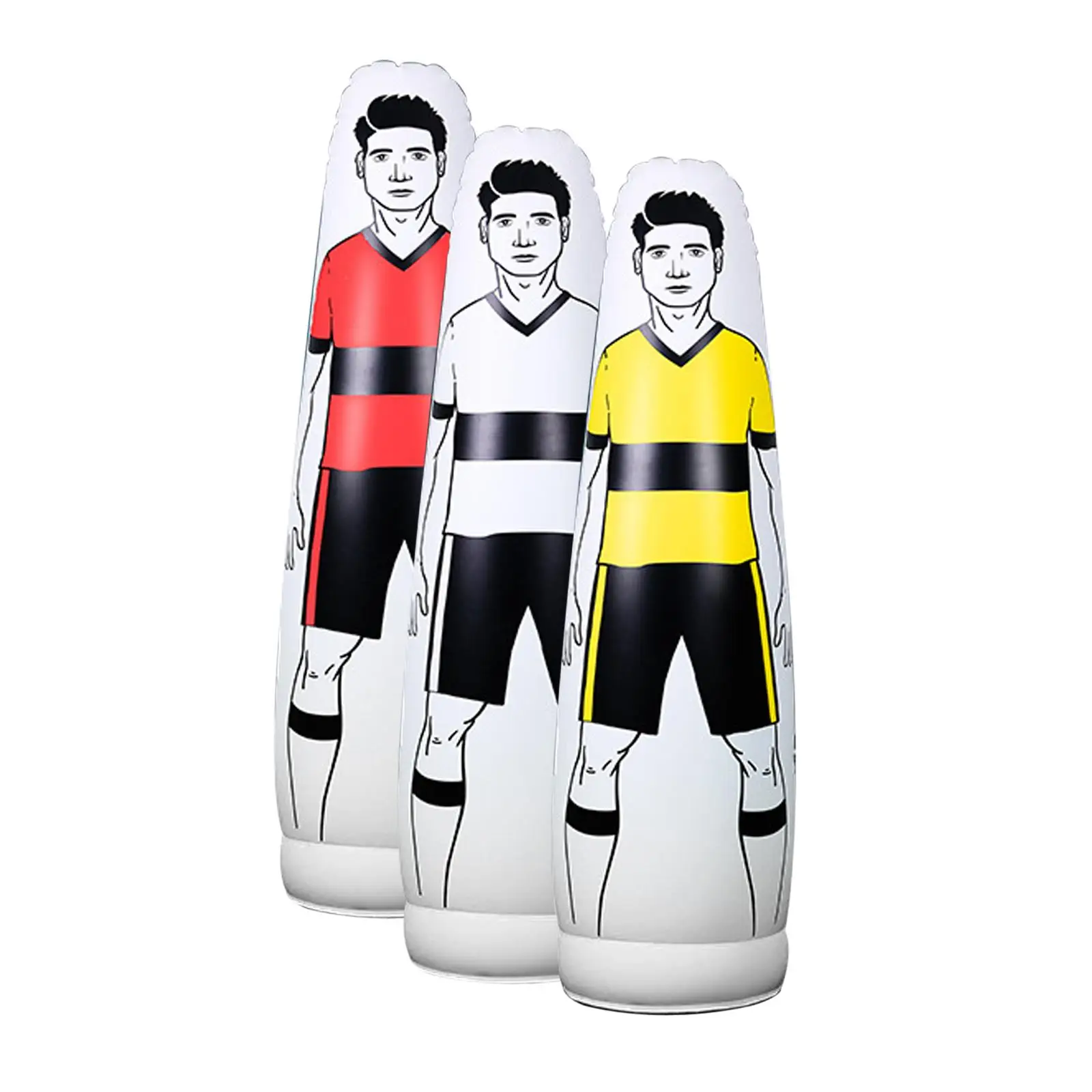Inflatable Football Training Dummy Soccer Practice Accessory Dribbling Wall Air Mannequin Training Obstacle Dummy Children