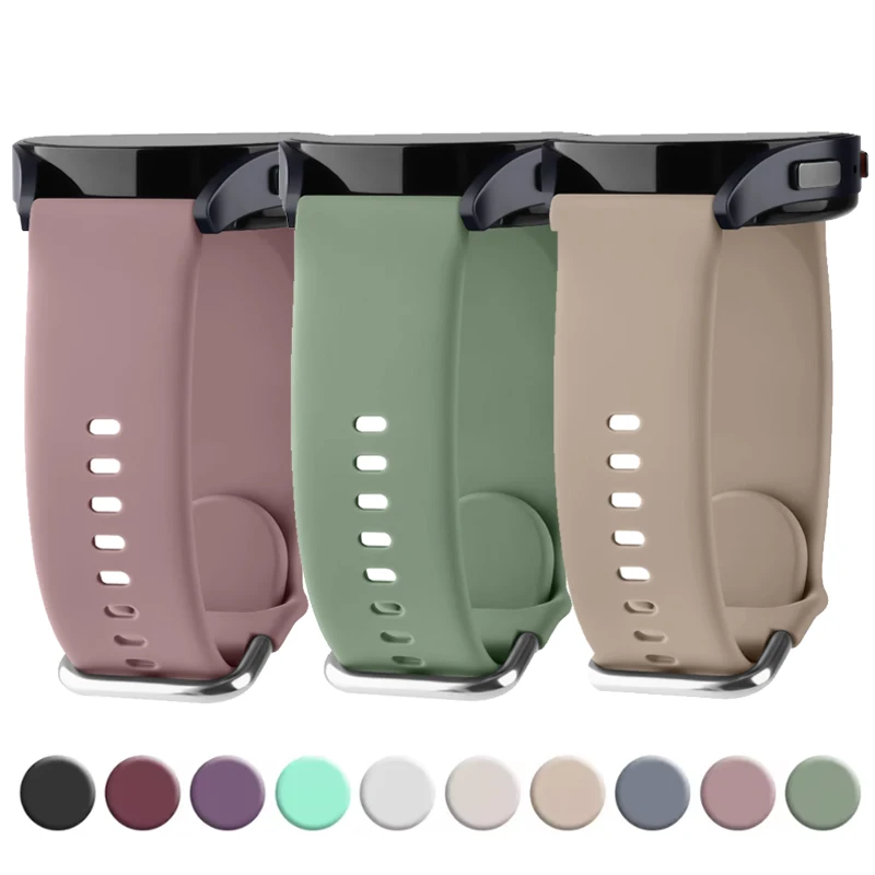 Silicone Sport Watch Band - 20mm Strap