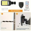 400000LM Solar LED Lights Outdoor With 3 Mode Waterproof Motion Sensor Security Lighting Wall Street Lamp for Garden Patio Path 6