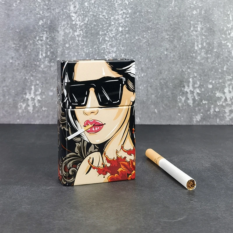 たばこの金属製シガーケース,クリエイティブな金属製のタバコケース