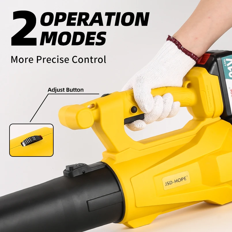 Lithium electric storm machine High-power hair dryer blowing snow electromechanical blower garden leaf blower dust removal snow 3