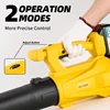 Lithium electric storm machine High-power hair dryer blowing snow electromechanical blower garden leaf blower dust removal snow 3