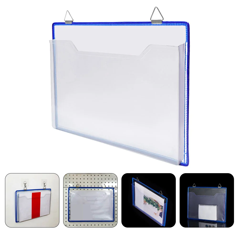 

Multi-function File Organizer Hanging Plastic Document Bag Budget Sheets Storage Pouch