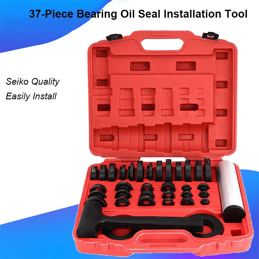 37pcssetSealedbearingmountingkitOilsealinstallationtools