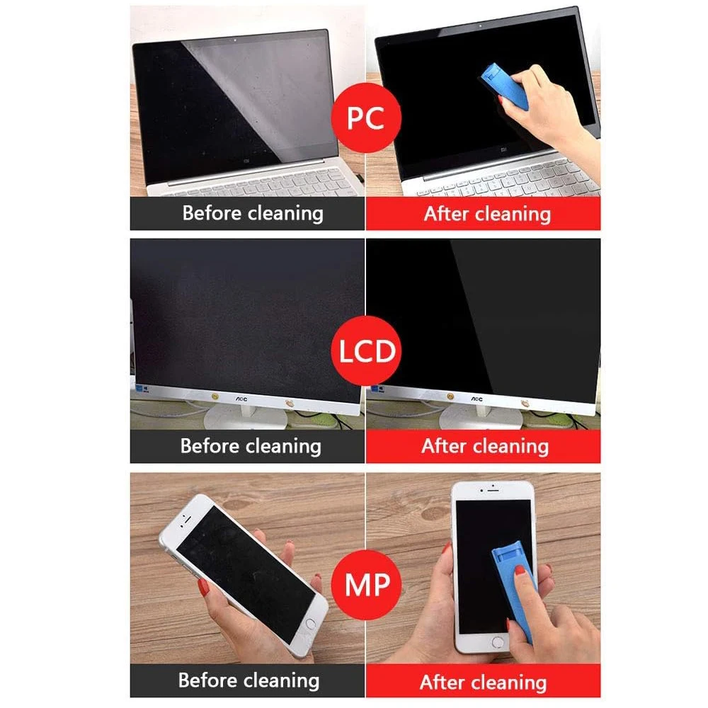 2-in-1 Touchscreen Mist Cleaner with Microfiber Cloth