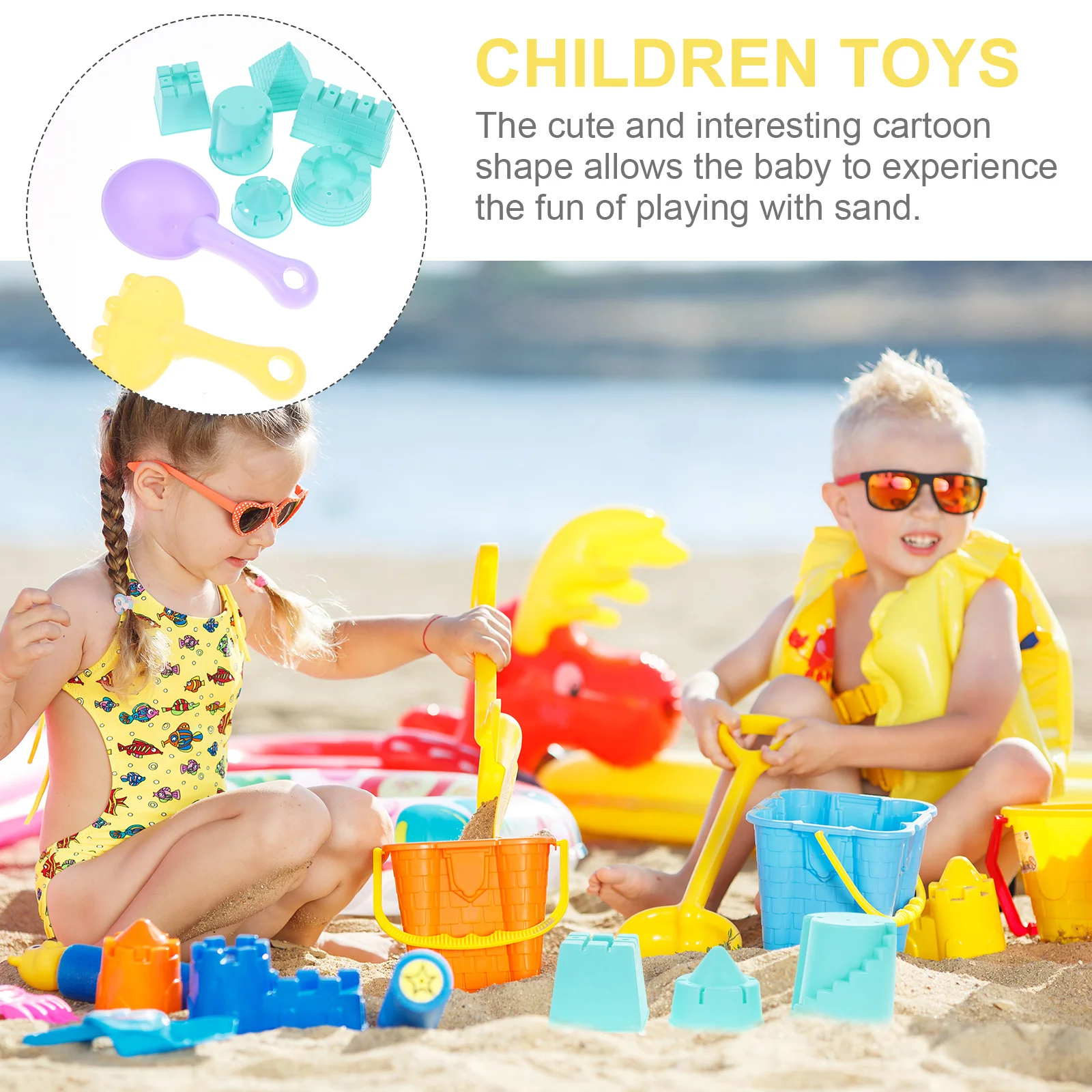 Sand Beach S Setcastle Play Kids Tool Sandbox Mold Kit Scoop Molds Dinosaur Playing Outdoor Building Tools Recognition 2