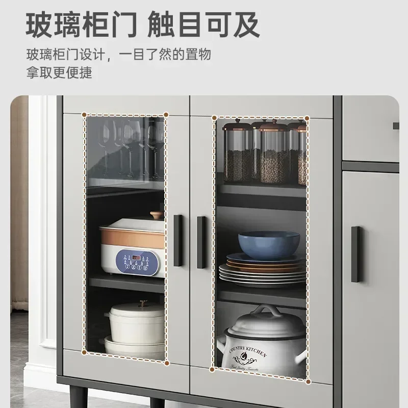 Dining Room Modular Sideboard Corner Cabinet Glass Display Closet Basket Cupboard Shelf Kitchen Armario De Cozinha Console Table