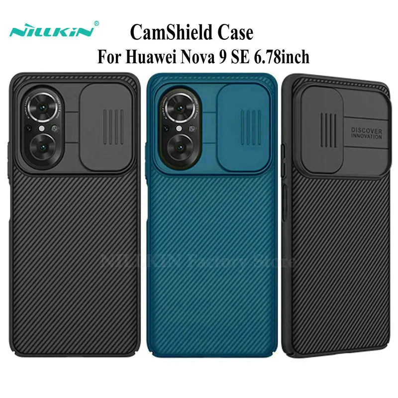

Nova 9 SE 6.78inch NILLKIN Case CamShield Slide Camera Protect Lens Privacy Shield Shell Cover For Huawei Nova9 SE 5G Casing