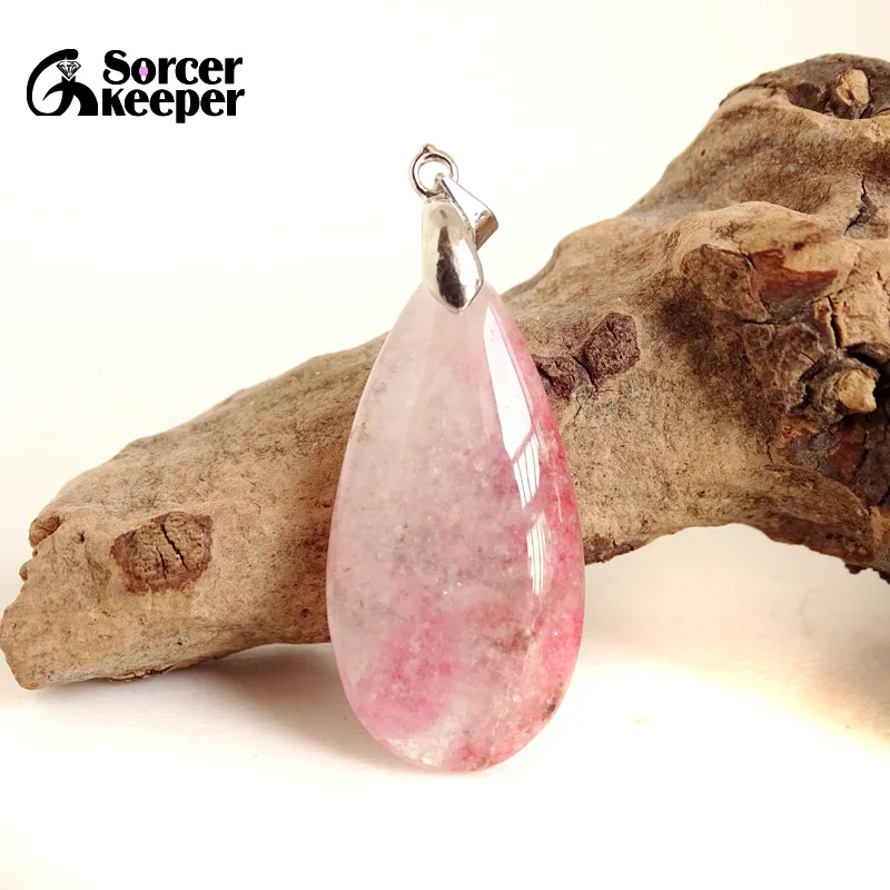 

Высокое качество натуральный с камнем Родонит бусины из лечебных камней розовый драгоценный камень кабошон кулон для изготовления ювелирных изделий подарок DIY ожерелье BH985