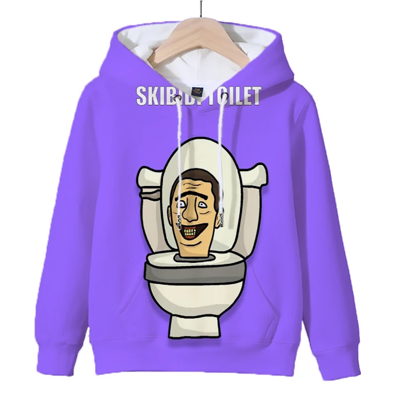thumbnail image 1 of Sudadera con capucha de juego caliente Skibidi Toilet para hombre, sudaderas con capucha casuales con estampado 3D de dibujos animados para hombre, jerséis de manga larga de talla grande, ropa deporti, 1 of 5