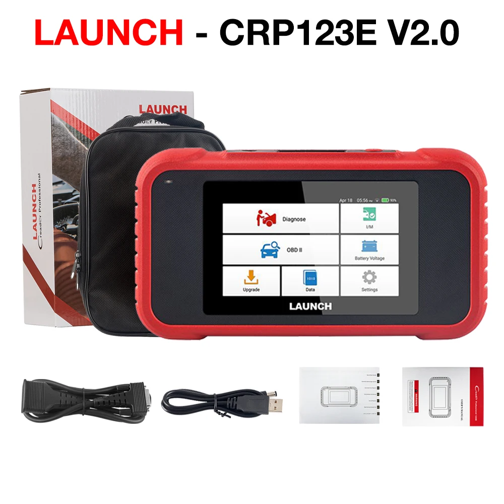 2025 New Lauch X431 CRP123E V2.0 OBD2 Automotive scanner 4 System Car diagnosis Oil ETC SAS Reset CRP123x crp123i Code reader