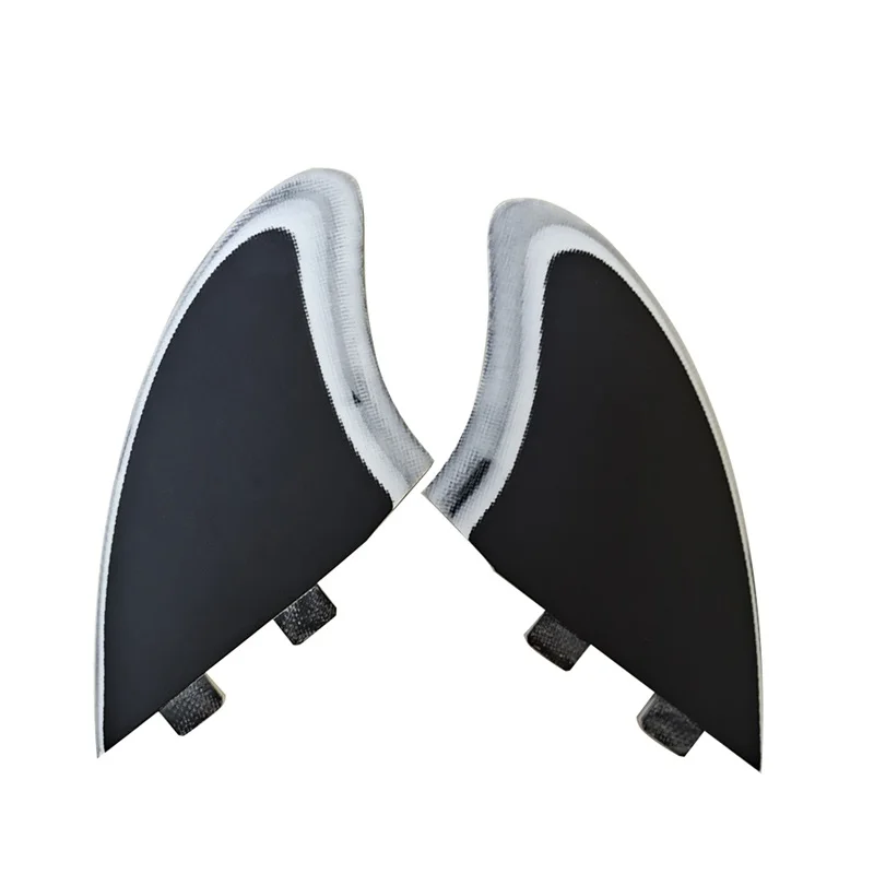 UPSURF FCS 1 Twin Fins Surfing Keel Fins Stabilizer Quilhas Surfboard Paddle Surf Fin Fiberglas 2pcs Double Tab aletas