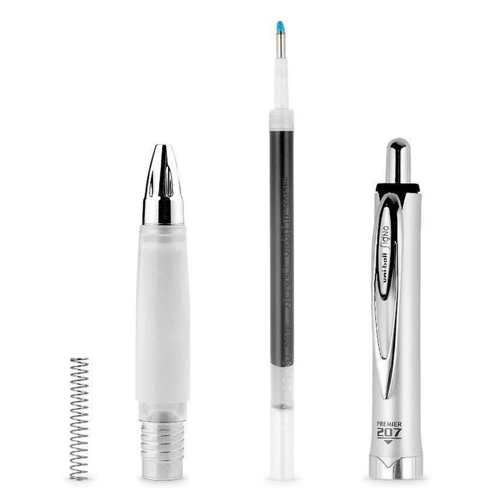 1pcs Japan UNI Gel Pen Anti Fatigue Soft Grip Black 0.7mm UMN-207GG for Writing Test Quick Dry Long Time Use School Stationery 6