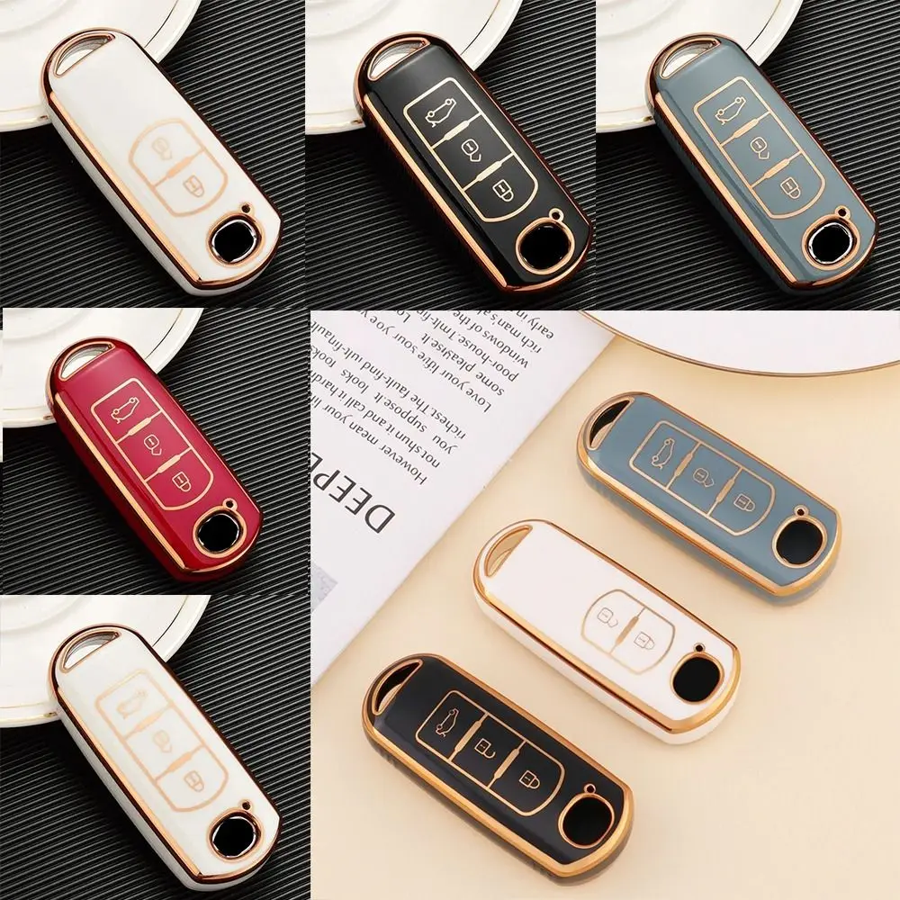 

TPU Car Key Case Protection Key Protector Car Key Cover Holder for Mazda 2 3 5 6 BL BM GJ Atenza/Axela/Demio CX-3 CX3 CX-5