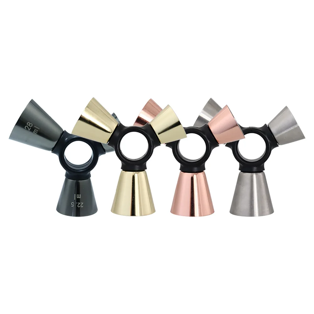 

NEW 3 IN1 Cocktail Bar Jigger Stainless Steel Triple Jigger Spirit Measuring Cup For Home Bar Party Club Integrated-Style Jigger