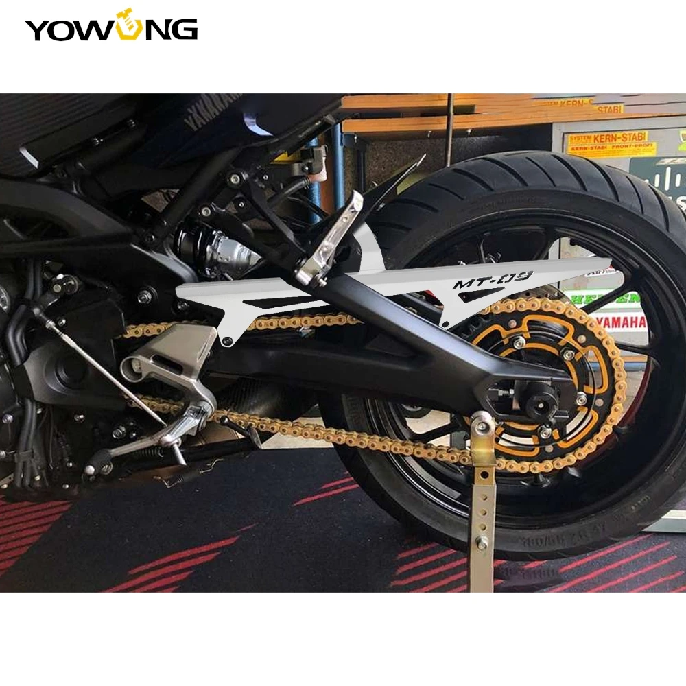 

Для Yamaha MT 09 MT09 MT-09 Tracer 2015 2017 аксессуары для мотоциклов Защитная крышка ремня цепи MT 09 RN43 2017 2020 нержавеющая сталь