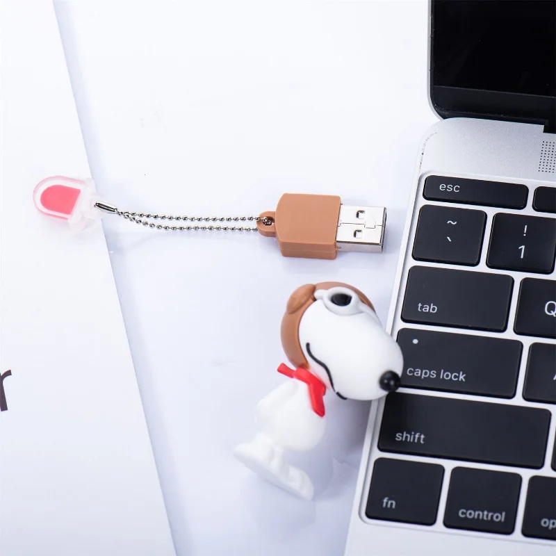 SNOOPY - めだちゃんチャーリーブラウン ポーセリンフィギュア usbメモリー かわいいスヌーピーチャーリーブラウン USB フラッシュディスク