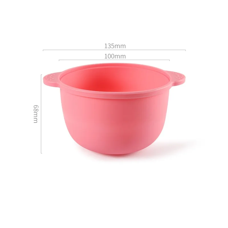 왁스 워머 내열성 실리콘 볼, 제모 왁스 교체 냄비, 400ml