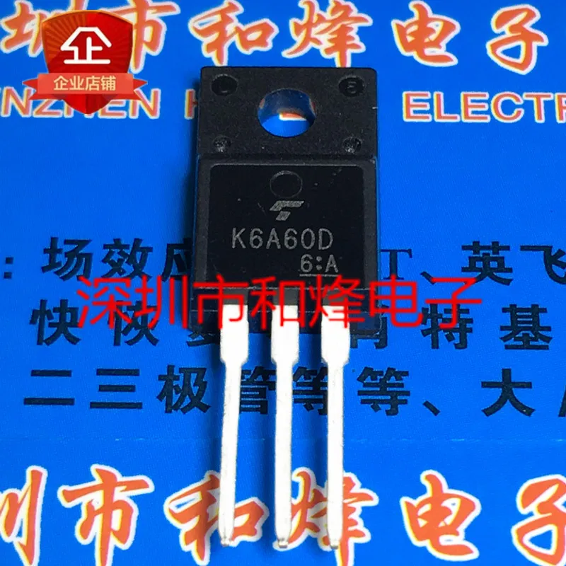 

5PCS-10PCS K6A60D TK6A60D TO-220F 600V 6A New And Original On Stock