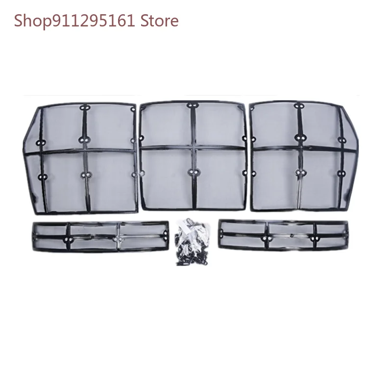 

4pcs Car Front Grill Insect Net Insect Screening Mesh For Toyota Land Cruiser 200 LC200 FJ200 2016-2019