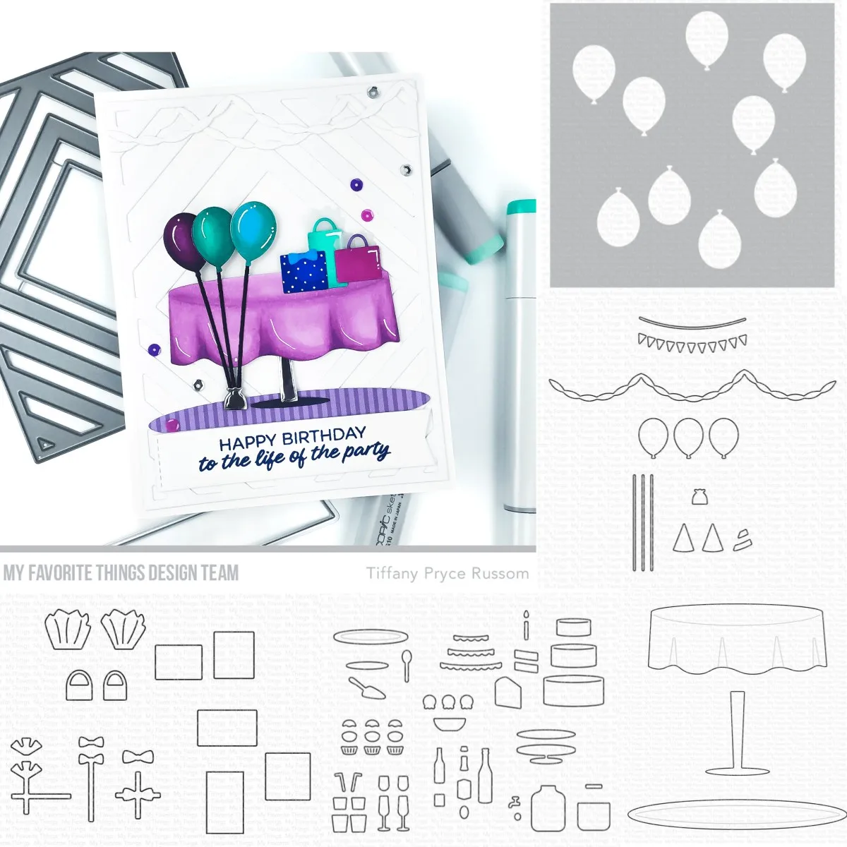 

2023 New Party Balloon Gifts Metal Cutting Dies Stencil for Decorating Scrapbook Diy Paper Card Album Mould Embossing Craft