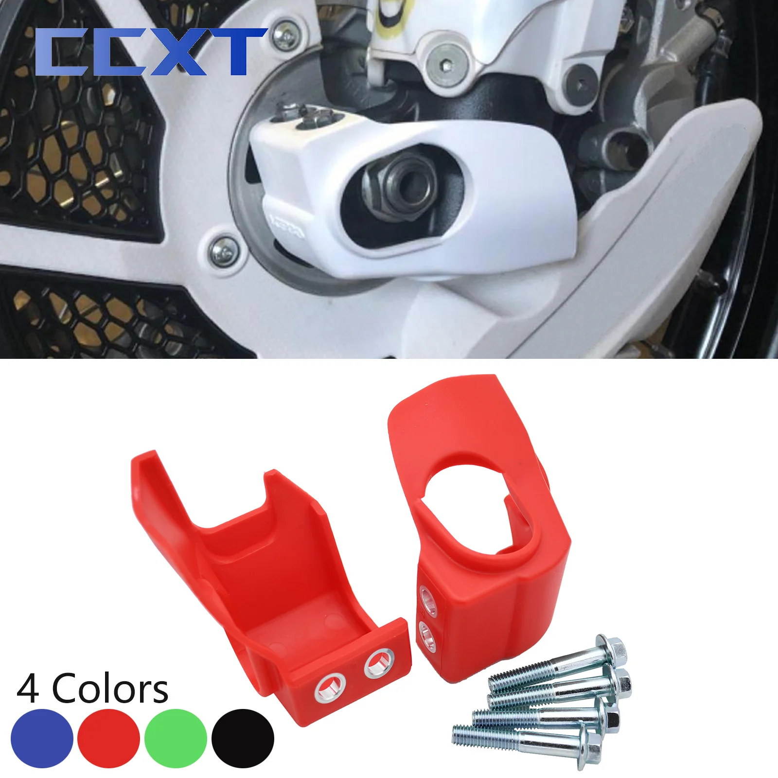 

Motorcycle Front Fork Shoe Cover Lower Leg Guard Protector For HONDA CRF250R CRF250RX CRF250X CRF300RX CRF450R CRF450RX CRF450X