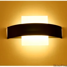 

Wall Lamp Light for Bedroom Living Room 3W Half-curved Acrylic Simple Nordic Indoor Interior Sconce Wall Lights for Home