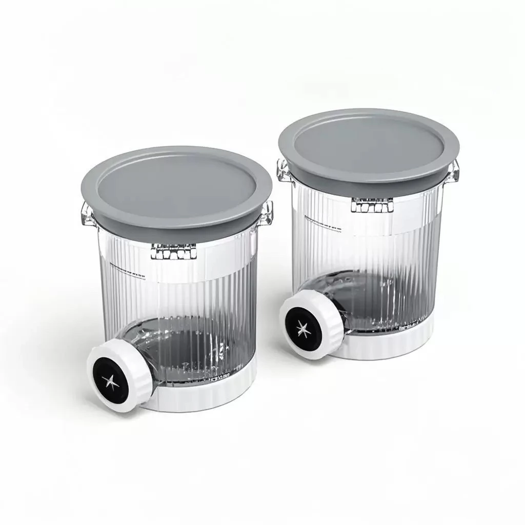 حاويات كريمية لآيس كريم نينجا دوامة، قطعة واحدة من...