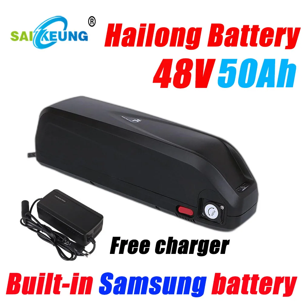 

48v Bateria Para Bike Bafang 500w Eletrica E Bike Akku 72v 30ah Hailong 52v Batterie Velo 48v 20ah (2000w) 50ah Lithium Battery