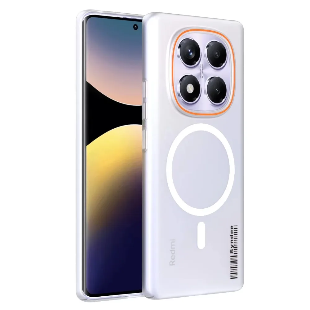 Trendy Translucent Skin Feel Magnetic Charging Case - Anti-Drop Slim Protector Cover