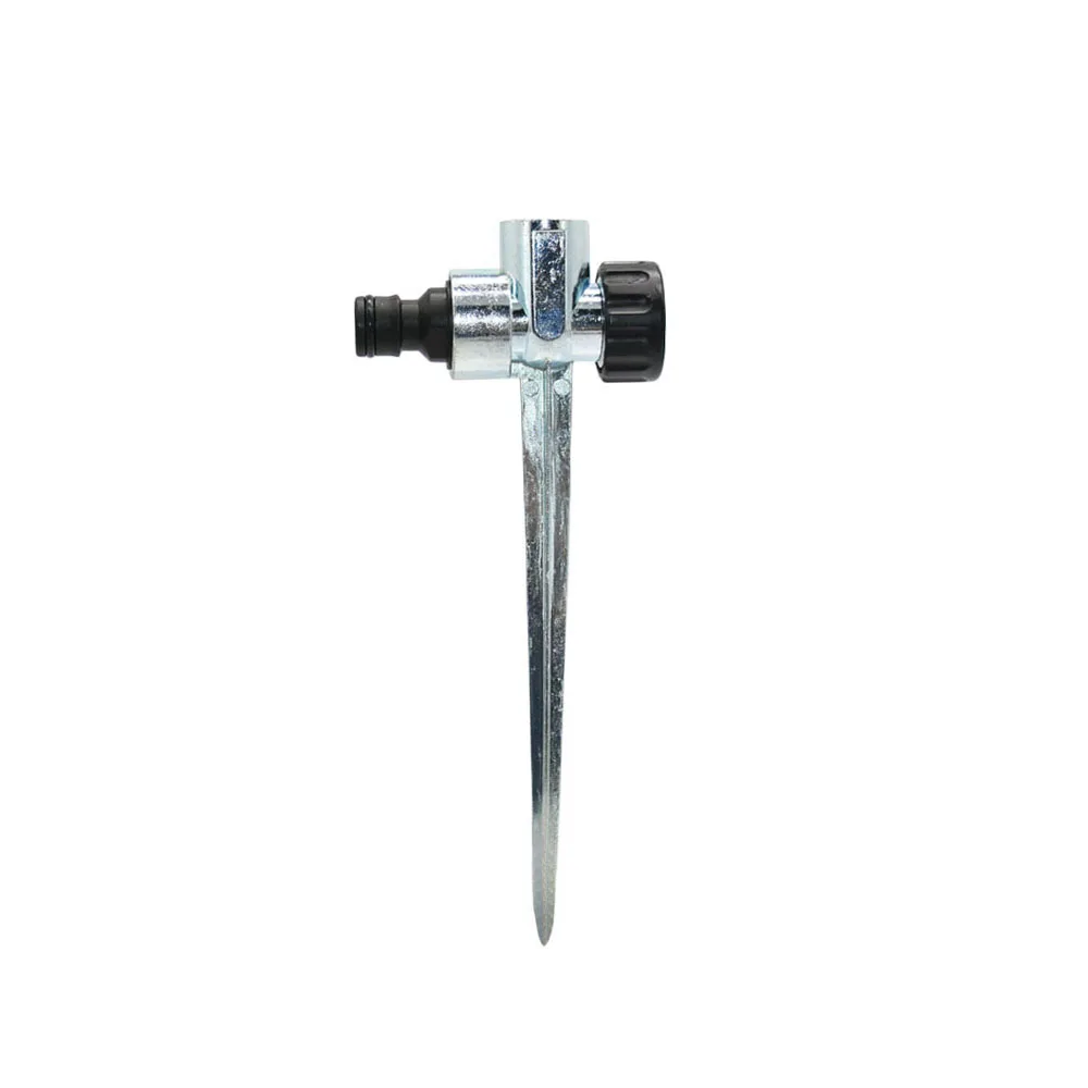 Garden Watering Nozzle Support Metal 1/2" Female Thread Sprinkler Spike Plastic Pile Into The Ground Drip Irrigation Fittings plants irrigation kits plant waterer drip irrigation spike garden irrigation nozzle drip irrigation irrigation fittings
