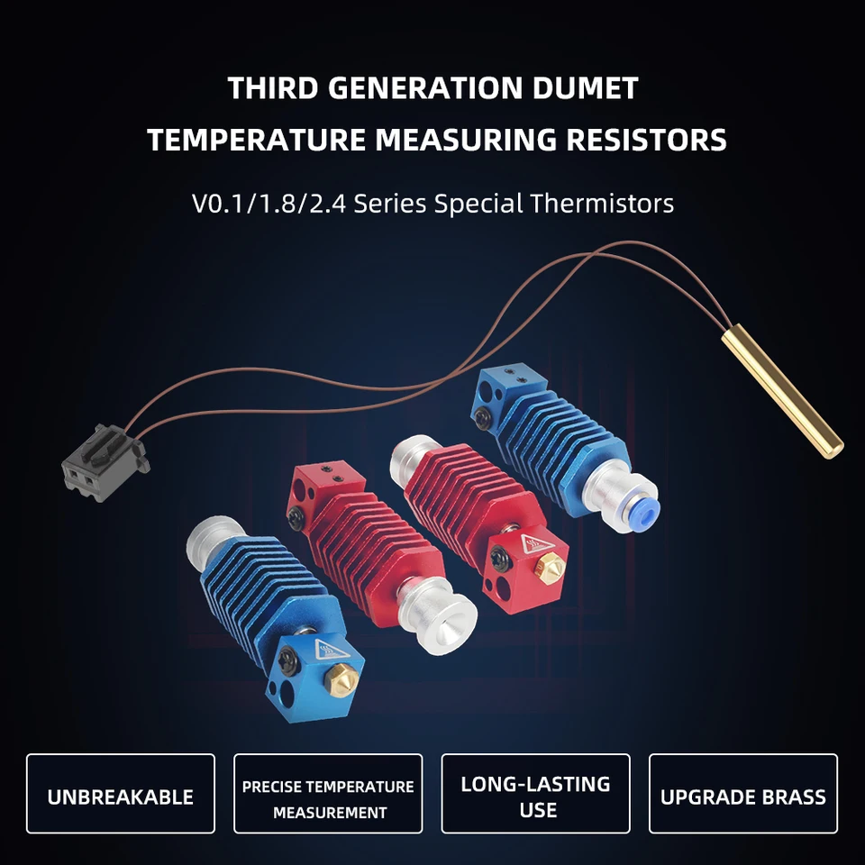 20 stücke 100 K ohm NTC 3950 Thermistoren für 3D D... – Vicedeal