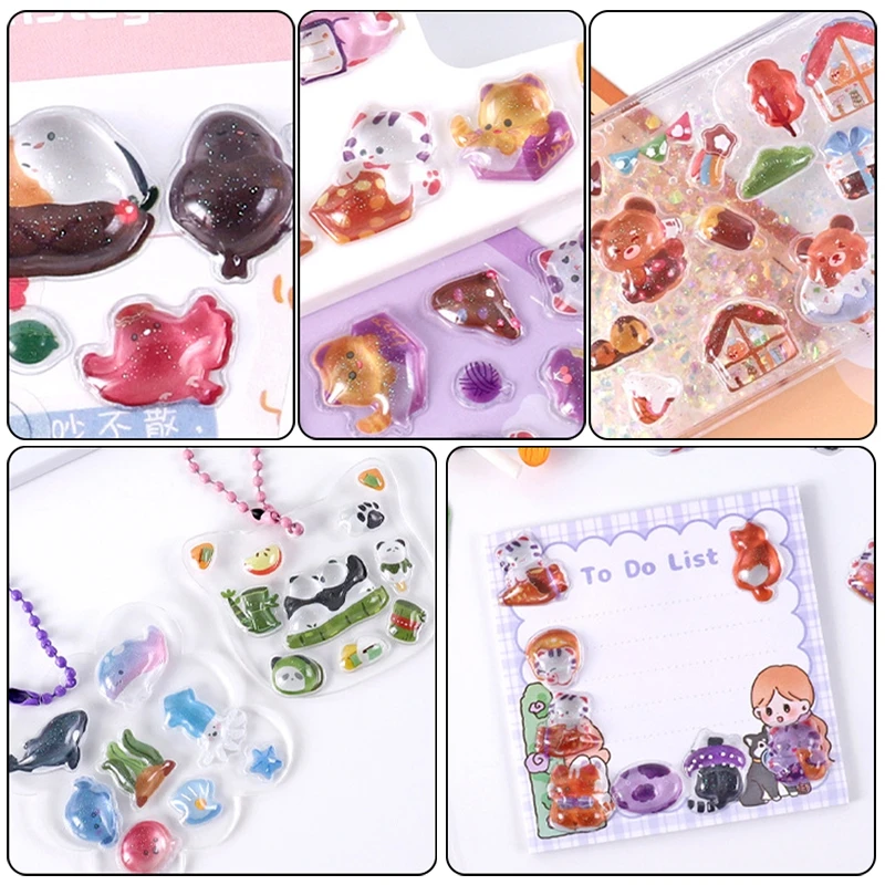 New 3D Stickers Bonbon Drop Seal Stickers Laptop Decal Stationery