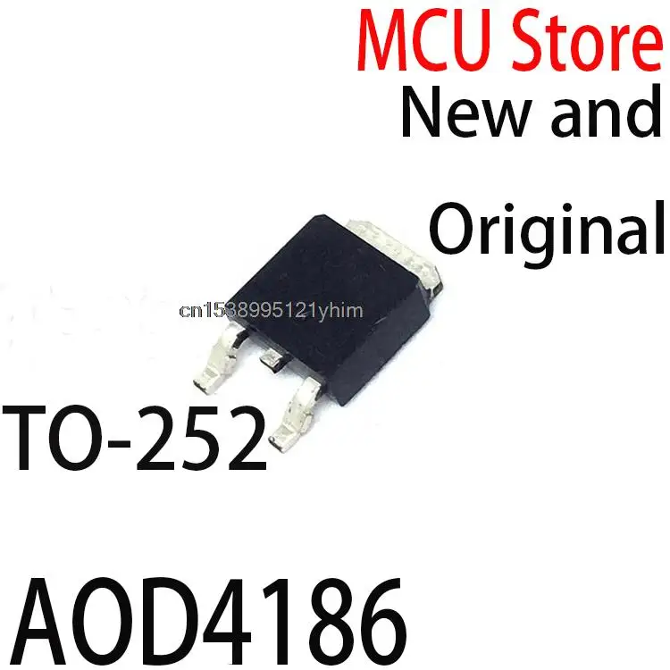 

ТРАНЗИСТОР полевой AOD4186 TO252, новый и оригинальный, N-канальный режим повышения потенции TO-100, 252 шт.