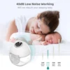 S32 Wearable Breast Pump for Breastfeeding Electric Breast Pump Hands FreeLow Noise with Memory Pause Functions 24mm Flange 3