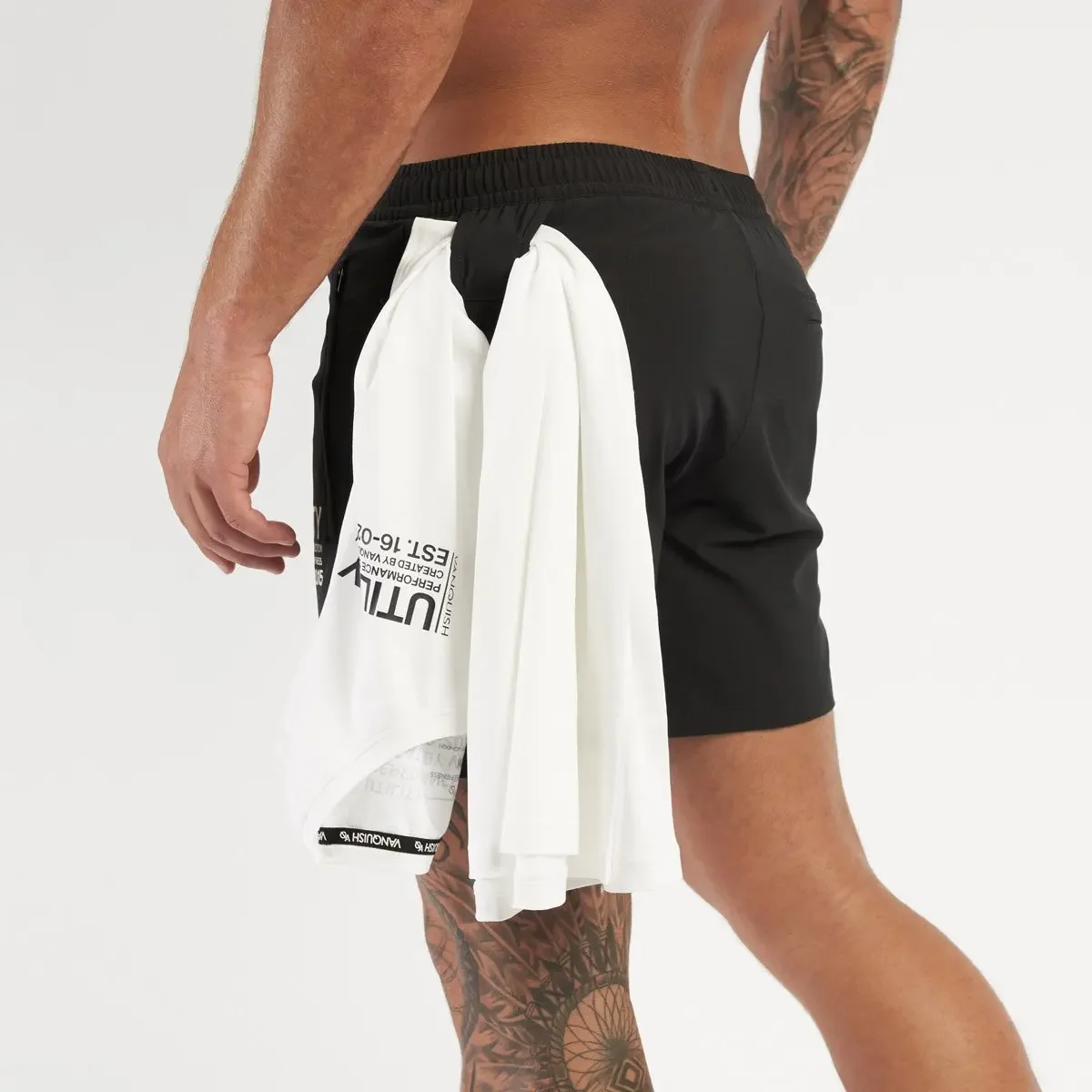 New Men's Summer Sports Casual Basketball Shorts Running Training Clothes Five-Quarter Pants Skateboard Sportswear