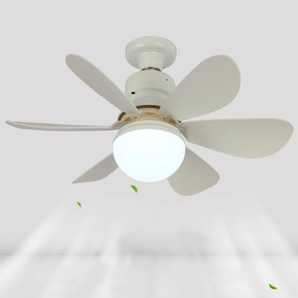 Description Picture 5 of itemE26/27 Socket Fan LED Light Ceiling Fans with Lights Dimmable 40W/30W Small Ceiling Fan 3 Speeds for Bedroom Kitchen Living Room